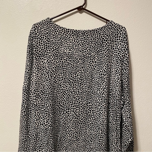 Ruby Rd Shirt Women’s Plus Size 3X LongSleeve Black White Color Pull Over - Picture 10 of 10